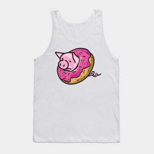 Pig Donut Tank Top